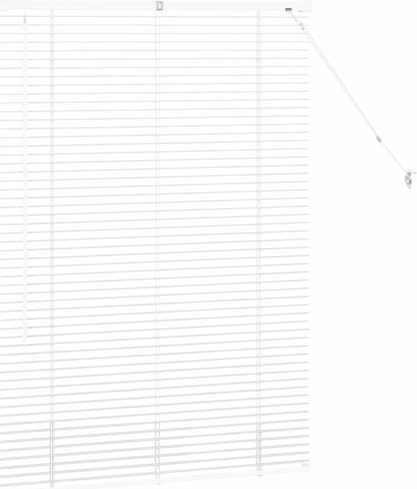 vidaXL Ρολό Παραθύρου με κουρτίνες Άλλο Λευκό 80 x 130 εκ Αλουμίνιο