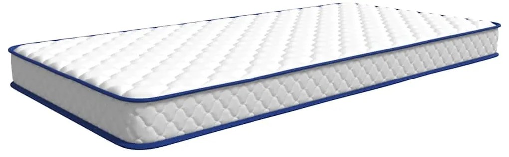 vidaXL Στρώμα με Αφρό Μνήμης Λευκό 90x190x17 εκ. μαλακό