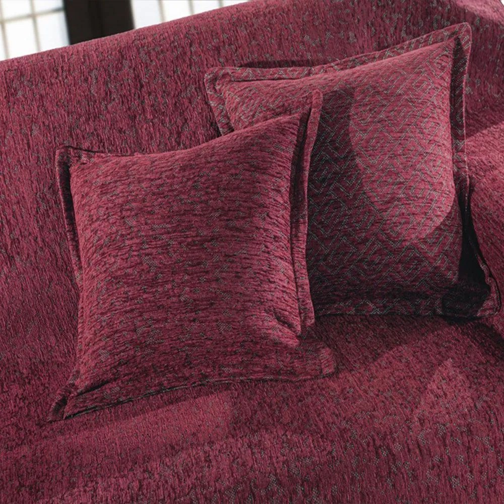 Μαξιλαροθήκη Διακοσμητική Matis Burgundy Guy Laroche 50X50 50x50cm Acrylic,Cotton,Polyester