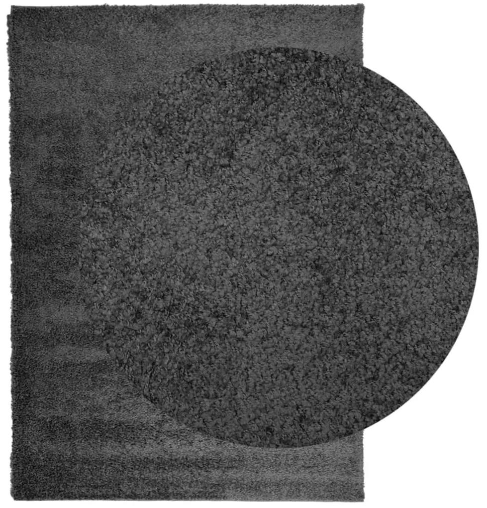 Χαλί Shaggy με Ψηλό Πέλος Μοντέρνο Ανθρακί 200 x 280 εκ. - Ανθρακί