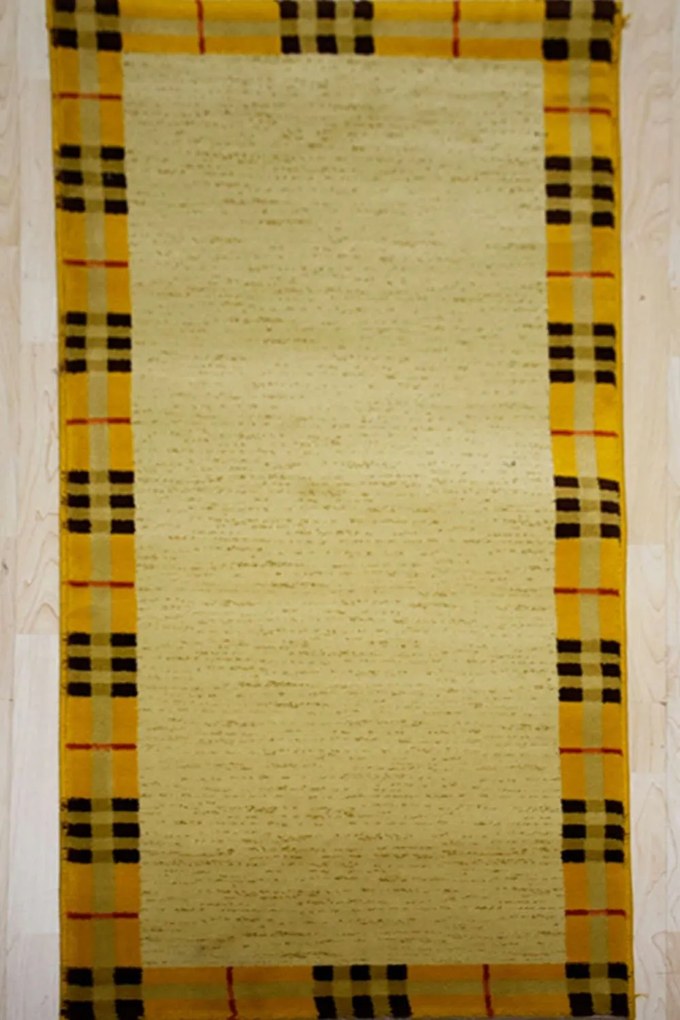 Πατάκι New York 1359/63 Beige-Yellow 67X150cm