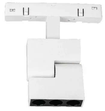 Σποτ Ράγας Led Ento VK/04630/TR/DA/1/W/W Στρογγυλής Μαγνητικής Ράγας Dali 48V 3000K 6W 460lm Για Διάμετρο 1m White VKLed