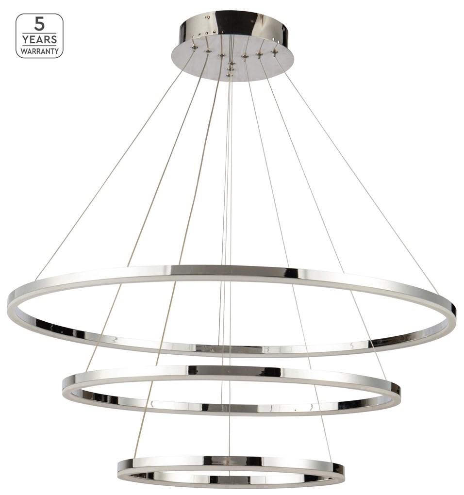 Γραμμικό Φωτιστικό SE LED 80-60-40 OLYMPIC PENDANT CHROME Α5 - 77-8122 - 101W - 600W - 77-8122