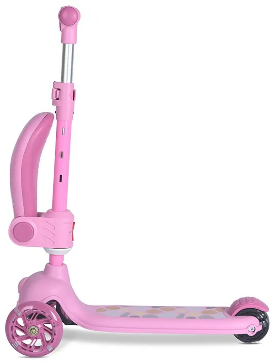 Πατίνι Scooter Jetster Plus Τρίτροχο Με Κάθισμα  Pink  10390240003  Lorelli