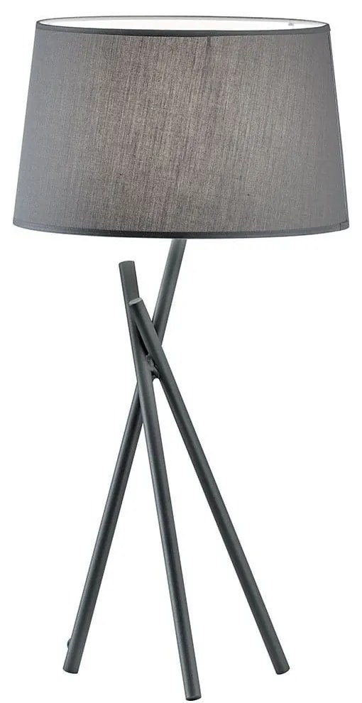 Επιτραπέζιο Φωτιστικό Martha 4127500 Grey Viokef Metal, Fabric