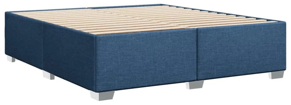 ΚΡΕΒΑΤΙ BOXSPRING ΜΕ ΣΤΡΩΜΑ ΜΠΛΕ 180X200 ΕΚ. ΥΦΑΣΜΑΤΙΝΟ 3288266