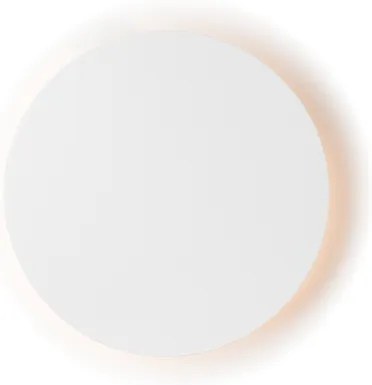 Απλίκα Φωτιστικό Τοίχου 10W 3000Κ Φ22ΧΗ3,6CM ECLIPSE Aca-ZM1710LEDWW-Λευκό ZM1710LEDWW
