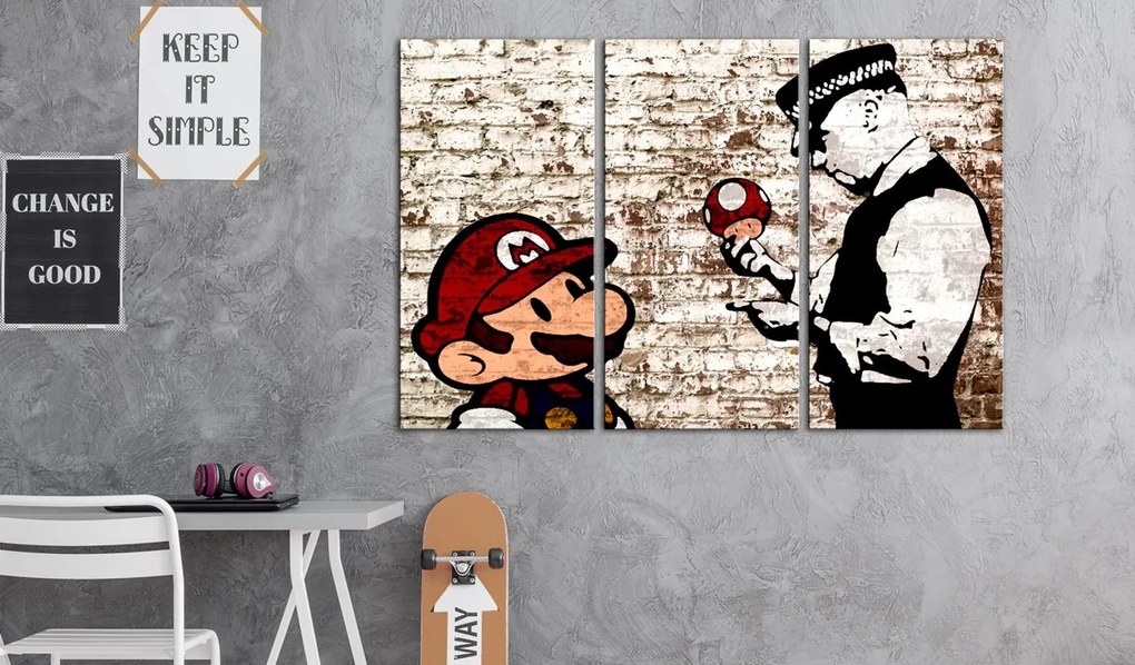 Πίνακας - Mario Bros: Torn Wall 90x60