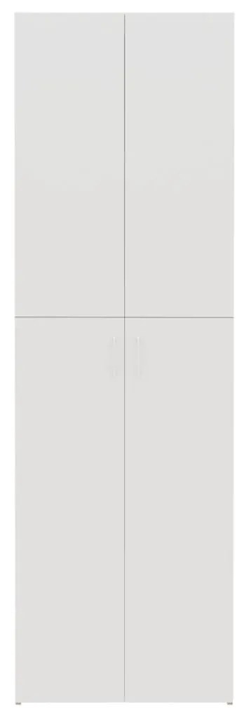 vidaXL Ντουλάπα Γραφείου Λευκή/Sonoma Δρυς 60x32x190 εκ. Μοριοσανίδα