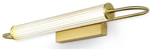 Απλίκα Φωτιστικό Τοίχου Μπάνιου LED 12W IP44 3000K Kira Panagoulas-17-00333-9-Χρυσό 17-00333-9