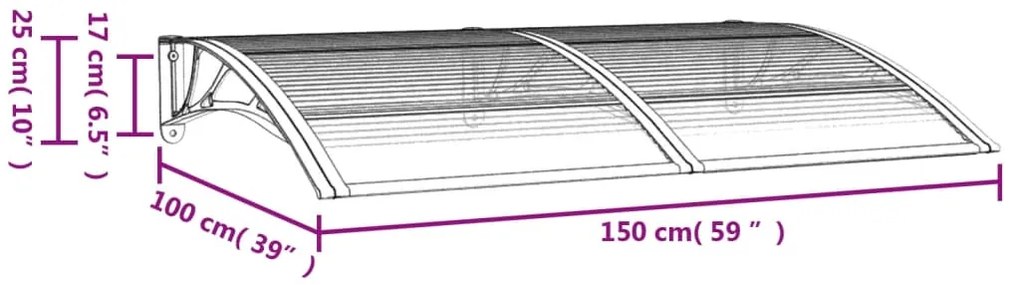 ΣΤΕΓΑΣΤΡΟ ΠΟΡΤΑΣ ΜΑΥΡΟ 150 X 100 ΕΚ. ΑΠΟ ΠΟΛΥΚΑΡΒΟΝΙΚΟ 153573