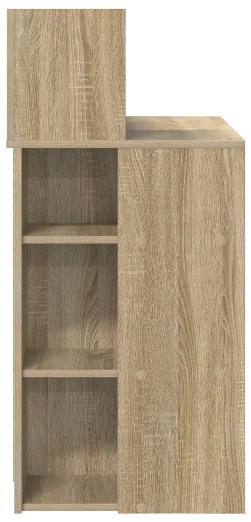 vidaXL Γραφείο με Αποθήκευση Σονομα Οκ 90x48x101.5 εκ. Κατασκευασμένο Ξύλο