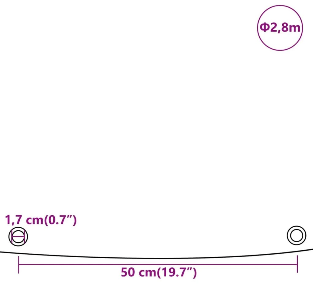 ΜΟΥΣΑΜΑΣ ΛΕΥΚΟΣ Ø 2,8 Μ. 650 ΓΡ./Μ² 156231