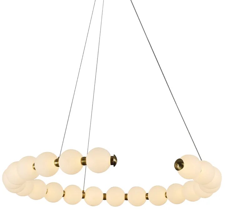 Φωτιστικό Κρεμαστο Aca HM236LEDP80 Χρυσό Χρώμα (Gold Coloured) 3000K