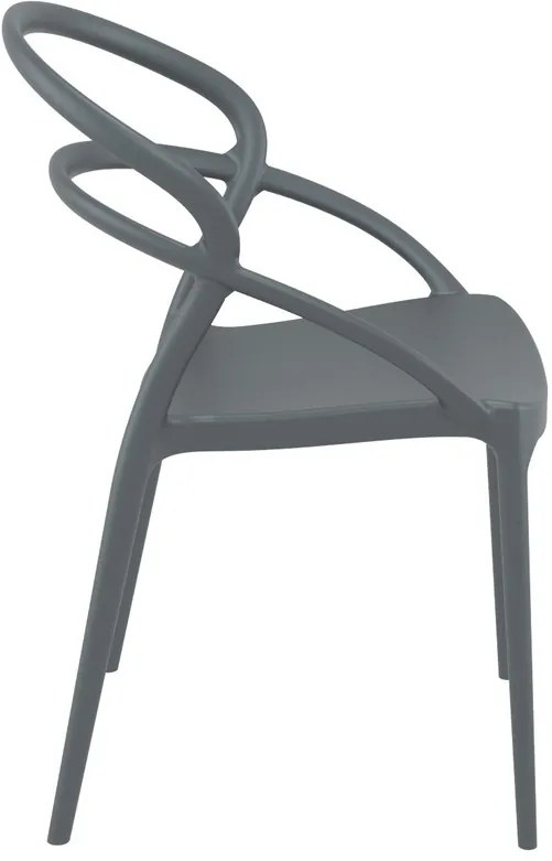 Καρέκλα Pia Dark Grey