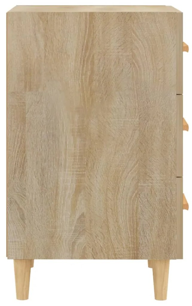 vidaXL Κομοδίνο Sonoma Δρυς 40 x 40 x 66 εκ. από Επεξεργασμένο Ξύλο