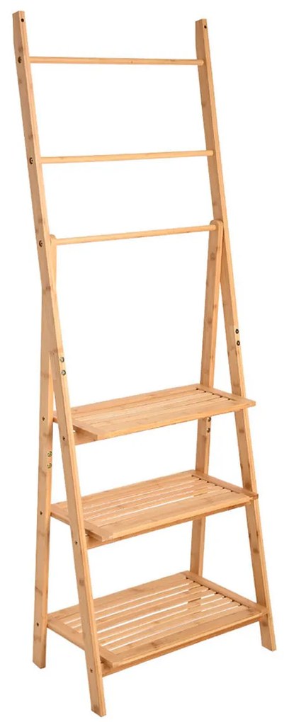 Ραφιέρα Δαπέδου 3 Θέσεων Estia Bamboo Essentials 02-27490