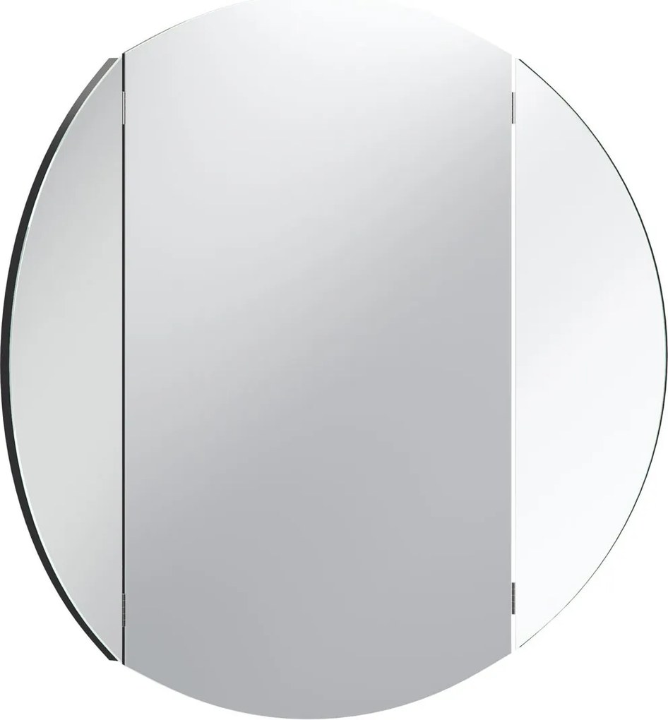 Καθρέπτης Simple Round-Μαύρο