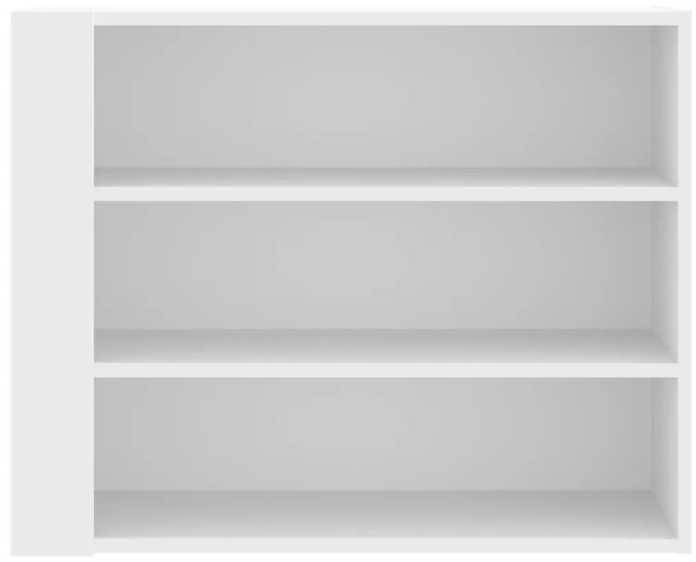 vidaXL Ντουλάπι Τοίχου Λευκό 75 x 35 x 60 εκ. από Επεξεργασμένο Ξύλο
