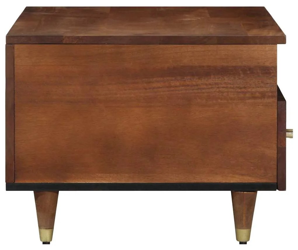 vidaXL Τραπεζάκι σαλονιού Μέλι Καφέ 80 x 54 x 40 εκ Στερεό ξύλο μάνγκο