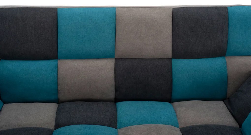ΚΑΝΑΠΕΣ ΚΡΕΒΑΤΙ MULTICOLOR 3ΘΕΣΙΟΣ HM3167.11 182Χ80Χ88Υ εκ.