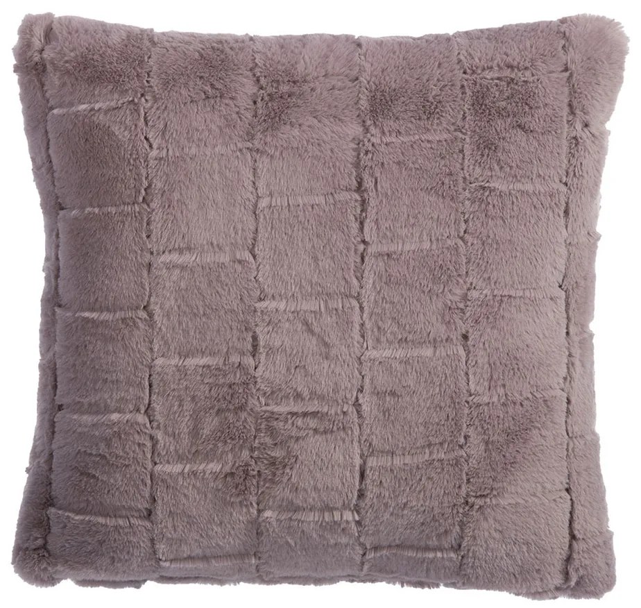 Γούνινο Διακοσμητικό Μαξιλάρι (45x45) Nef-Nef Homeware Elements Barlow Pale Mauve