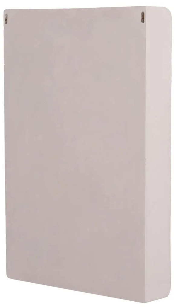 ΡΑΦΙΕΡΑ-ΚΟΜΜΟ ΣΕΙΡΑ SANTORINI MDF ΣΕ ΥΠΟΛΕΥΚΟ 80x18x120Υεκ.