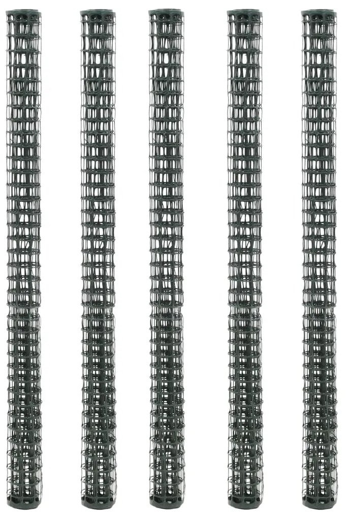 vidaXL Πλέγματα Περίφραξης Κήπου 5 Τεμ. Πράσινα 1x1,2 μ. από HDPE