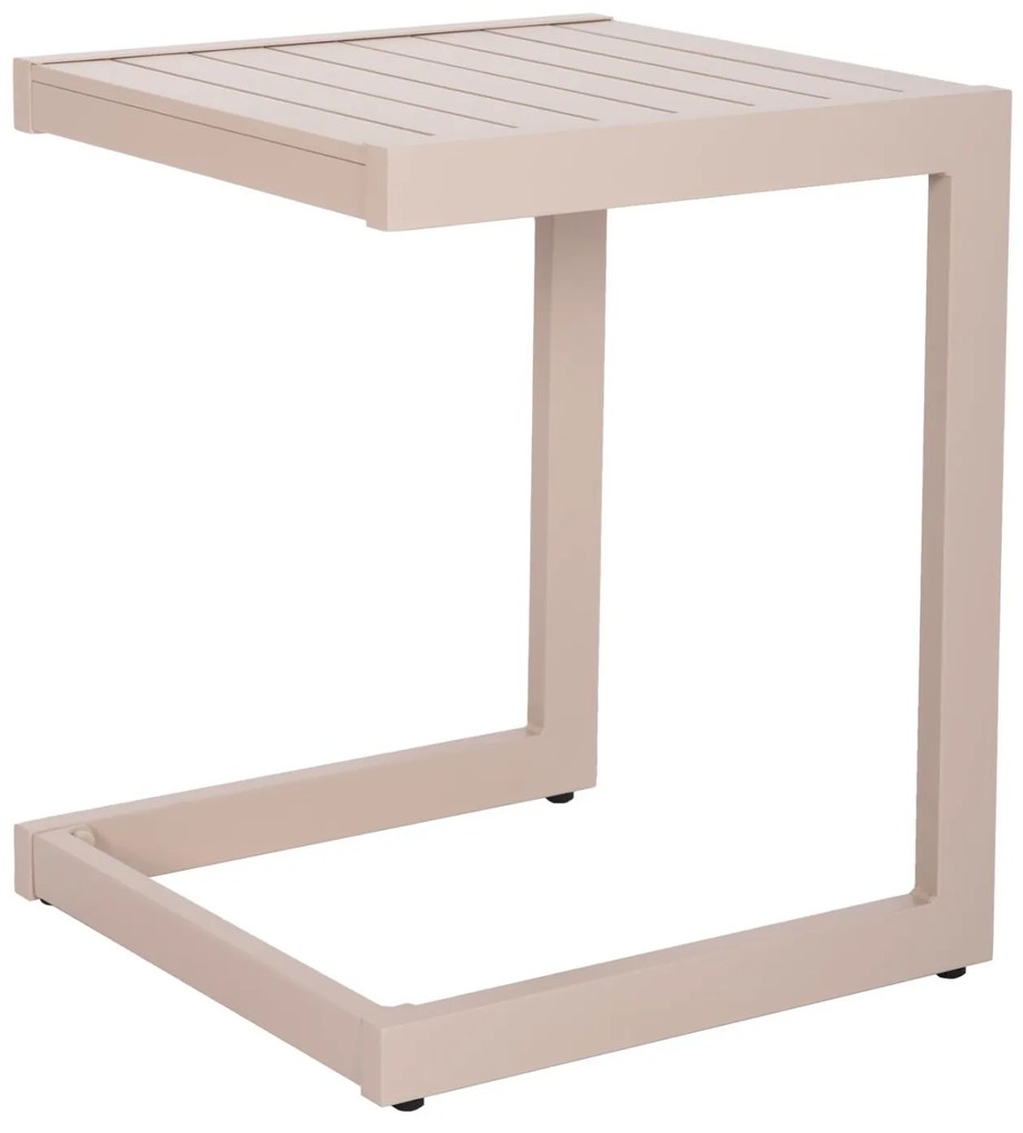 Τραπεζάκι Ξαπλώστρας BELLING C6274.04 Αλουμίνιο Σαμπανί χρώμα 42x43x53Υεκ. 42x43x53 εκ.