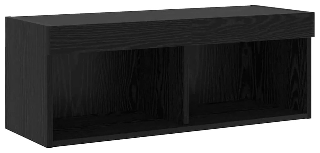 vidaXL Σετ τοίχου για τηλεόραση 6 pcs Μαύρη δρυς 30.5 x 30 x 102 εκ