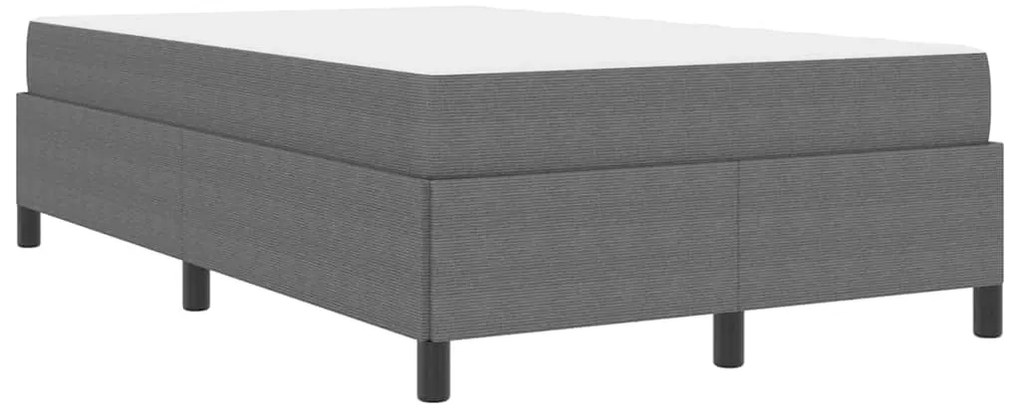 vidaXL Σκελετός Κρεβατιού Ανοιχτό γκρι 120 x 200 cm Βελούδο
