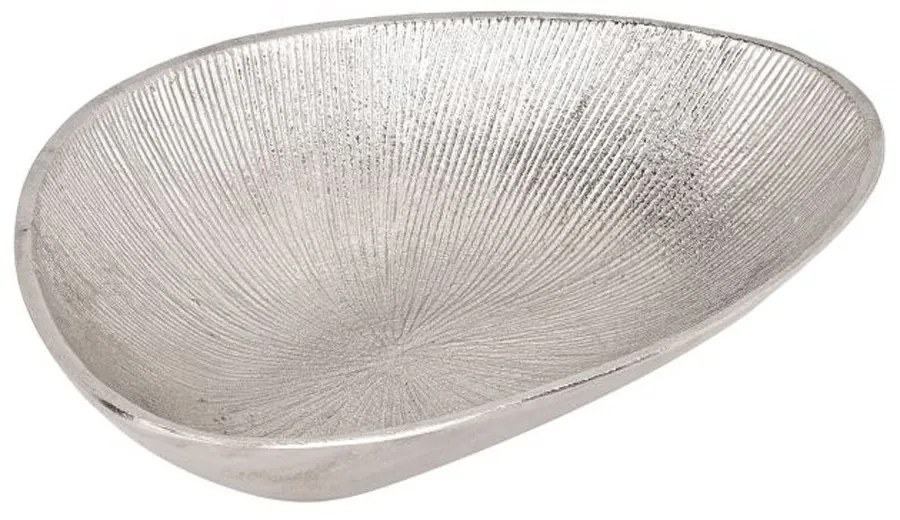 Διακοσμητικός Δίσκος Forleyet 427043 24,5x17,5x5cm Nickel Eglo Αλουμίνιο