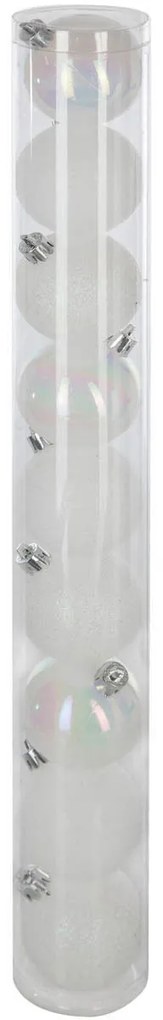 Χριστουγεννιάτικες Μπάλες (Σετ 9τμχ) A-S White 144820BL