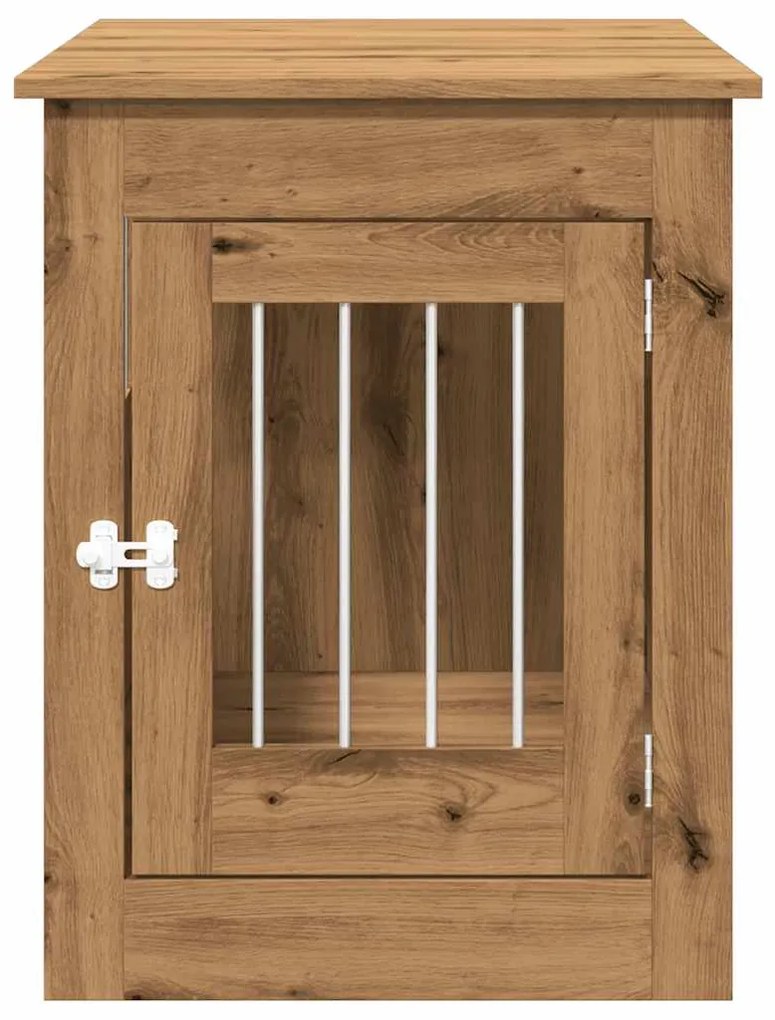 vidaXL Έπιπλα κλουβιού σκύλου Artisan Oak Κατασκευασμένο ξύλο