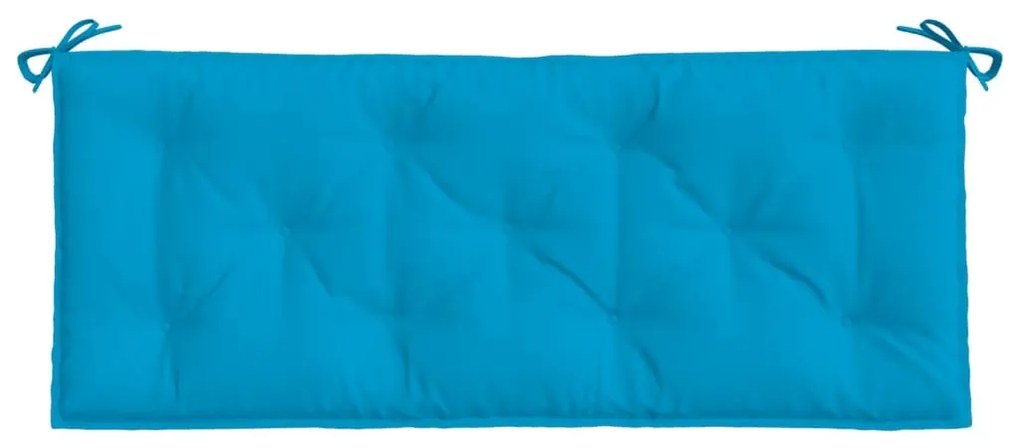 Μαξιλάρι Πάγκου Κήπου Γαλάζιο 120x50x7 εκ. Ύφασμα Oxford - Μπλε