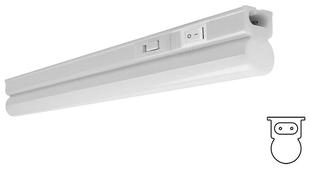 Γραμμικό Φωτιστικό Πάγκου Led YGS Με Διακόπτη YGS05KB 5W 3000K/4000K/6500K 570lm 30x2,3x3,4cm White Bot Lighting