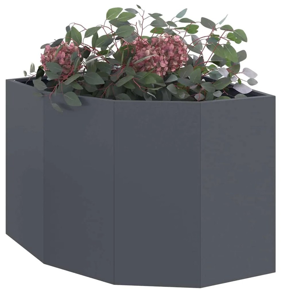 vidaXL Γωνιακό Ροδόδεντρο Ανθρακί 60 x 60 x 50 εκ Ατσάλι