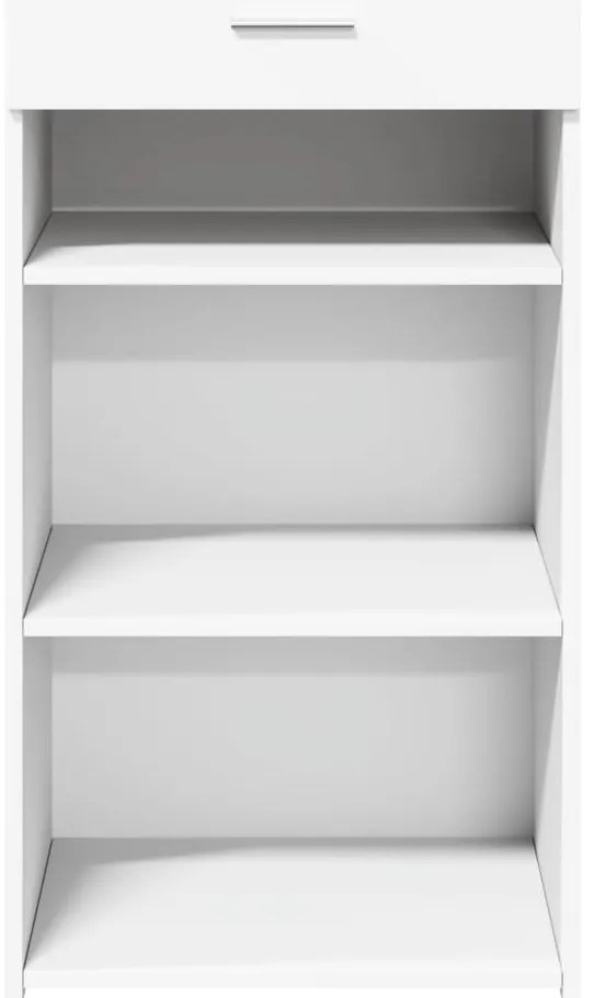 vidaXL Συρταριέρα Λευκή 50x42,5x93 εκ. από Επεξεργασμένο Ξύλο