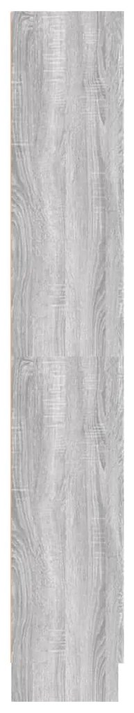 vidaXL Βιβλιοθήκη Γκρι Sonoma 82,5x30,5x185,5 εκ. Επεξεργασμένο Ξύλο