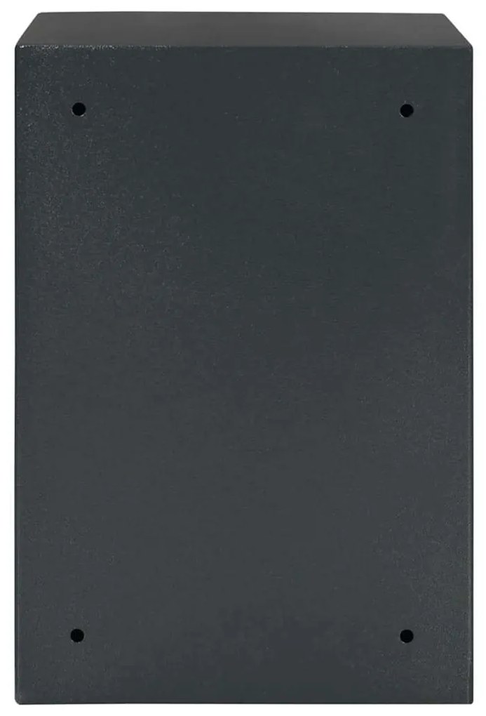 vidaXL Χρηματοκιβώτιο Σκοτεινό γκρίζο RAL7016 31 x 35 x 50 εκ Ατσάλι