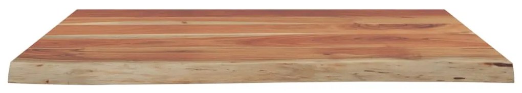 vidaXL Πάγκος Μπάνιου Ορθογώνιος 70x60x2,5 εκ. από Μασίφ Ξύλο Ακακίας