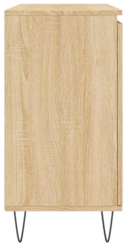 vidaXL Μπουφές Sonoma Δρυς 101,5 x 35 x 70 εκ. από Επεξεργασμένο Ξύλο