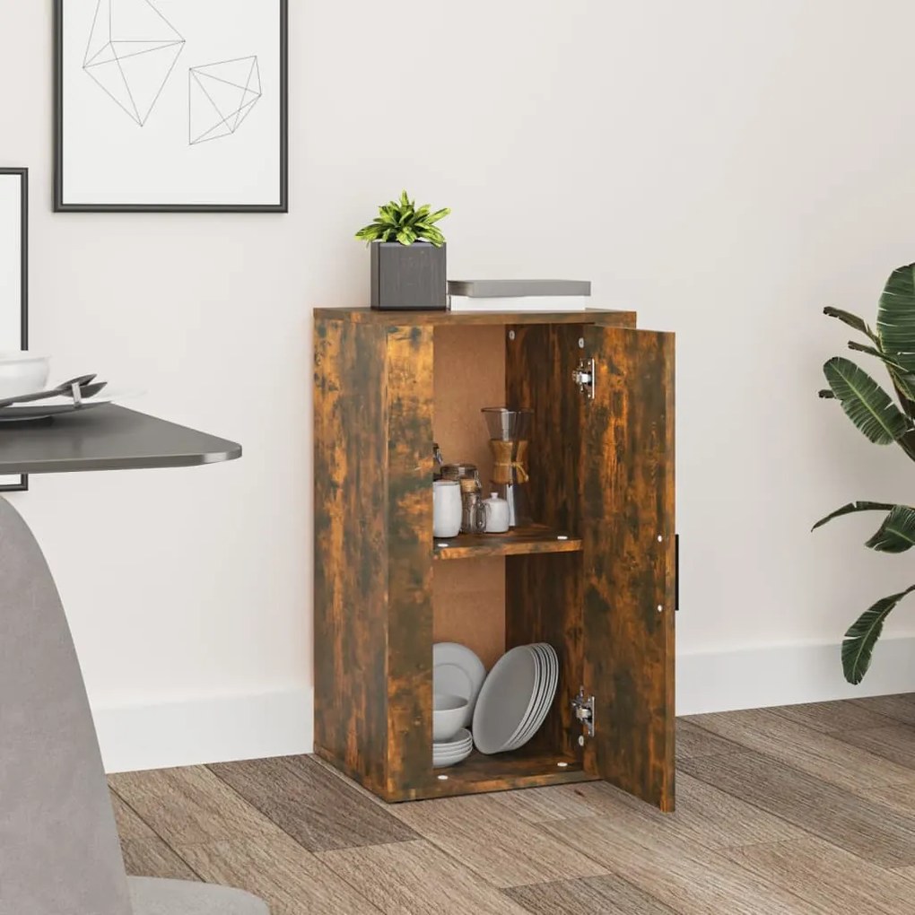 vidaXL Ντουλάπι Καπνιστή Δρυς 40 x 33 x 70 εκ. από Επεξεργασμένο Ξύλο