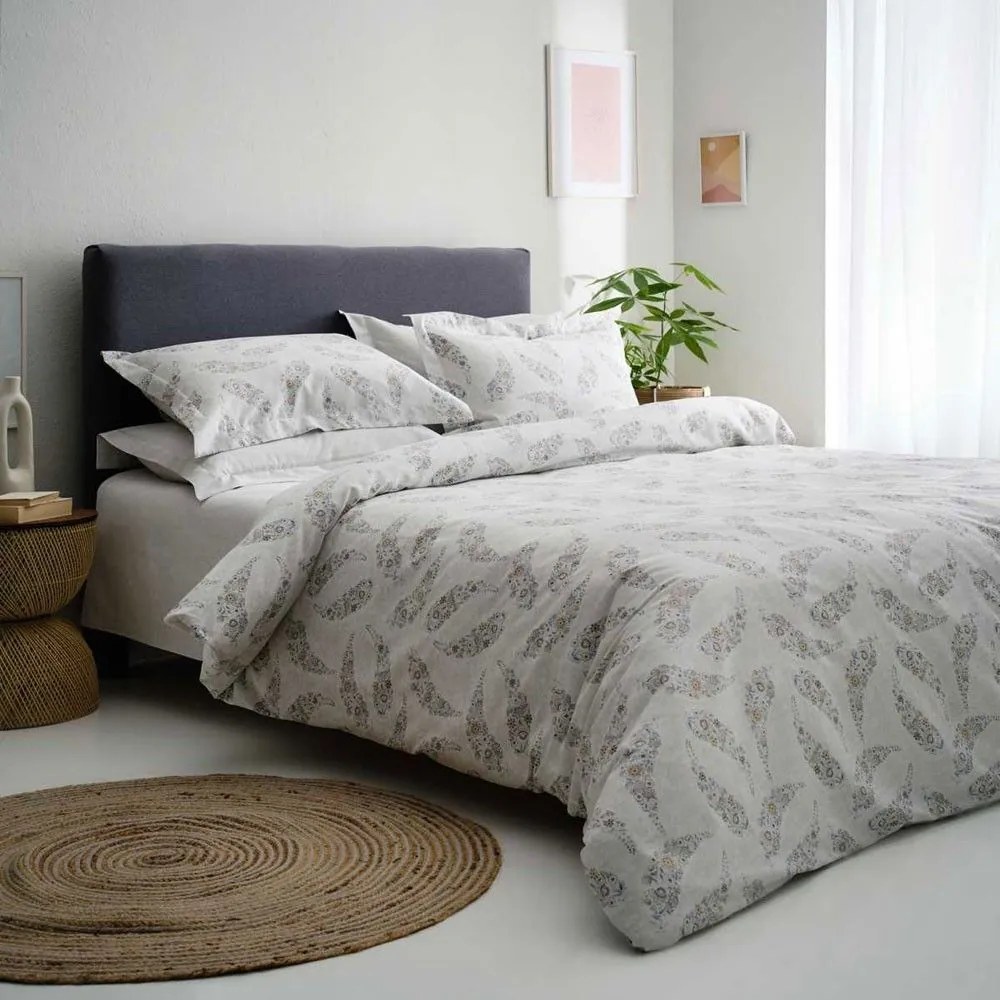 Πάπλωμα Karen-1 Grey Vesta Home Υπέρδιπλo 220x230cm 100% Βαμβακοσατέν