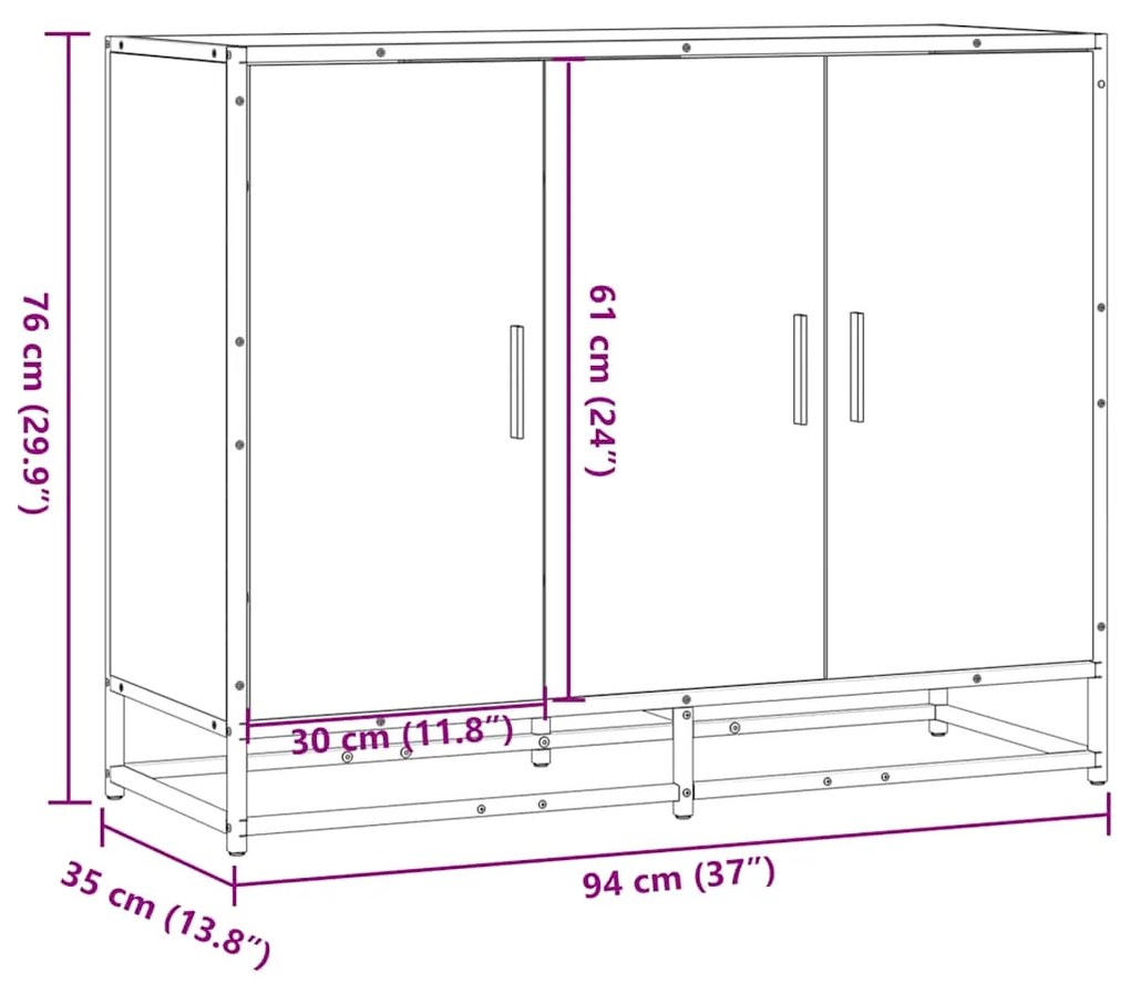 ΣΥΡΤΑΡΙΕΡΑ ΜΑΥΡΗ 94X35X76 ΕΚ. ΑΠΟ ΕΠΕΞΕΡΓΑΣΜΕΝΟ ΞΥΛΟ 849004