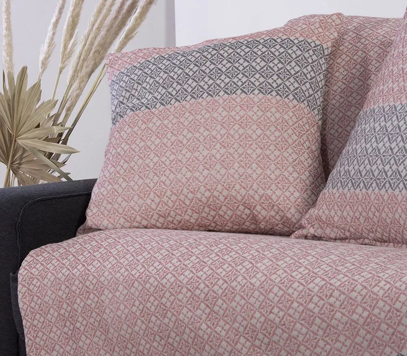 Ριχτάρι Πολυθρόνας Guaver Pink 170x180 - Nef-Nef Homeware