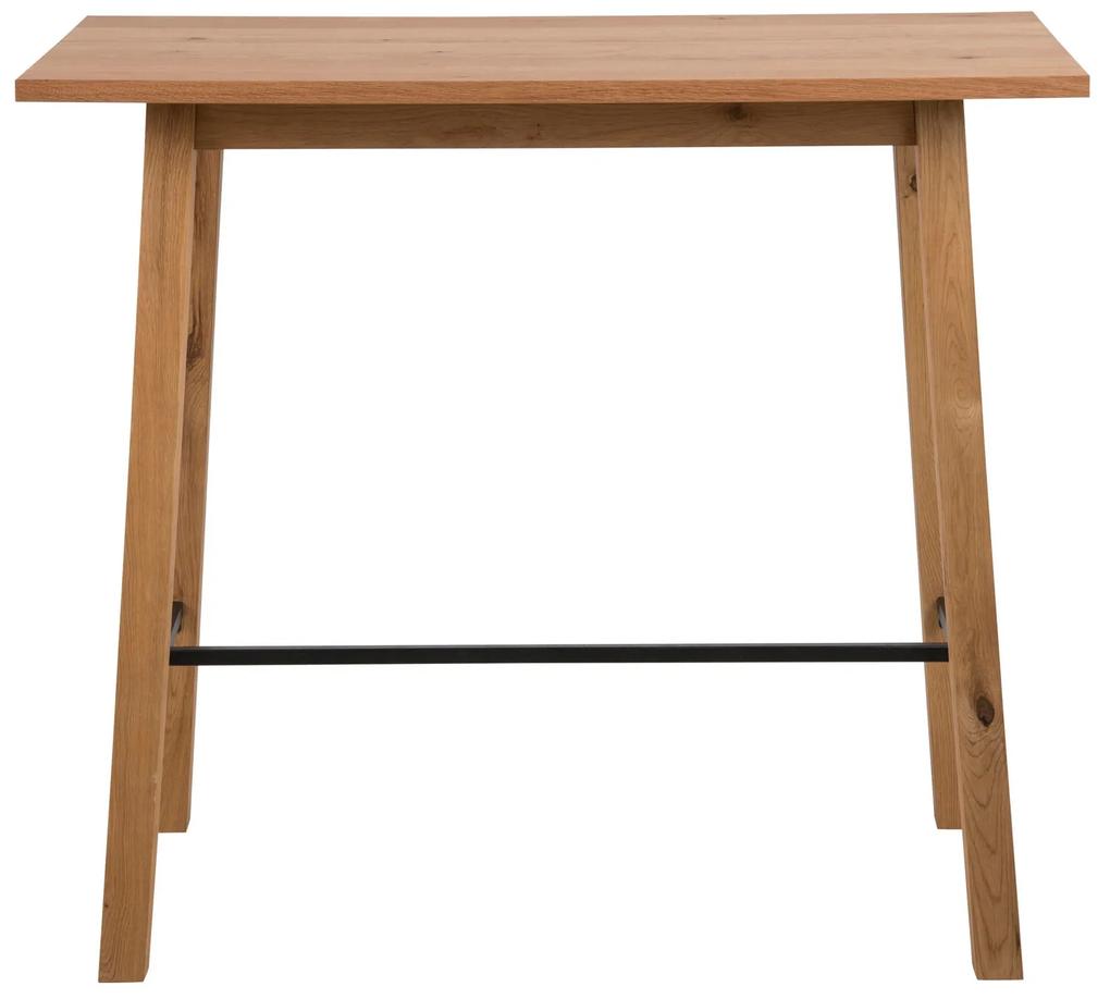 Τραπέζι μπαρ Oakland 212, 105x58x117cm, 27 kg, Πλαστικοποιημένη μοριοσανίδα, Φυσικό ξύλο καπλαμά, Ινοσανίδες μέσης πυκνότητας, Άγρια δρυς | Epipla1.gr
