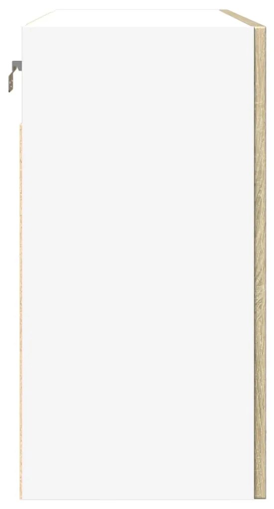 vidaXL Κρεμαστό Ντουλάπι "Lyon" Ξύλο Sonoma Δρυς 80x31x60 εκ. από Τεχνητό Ξύλο