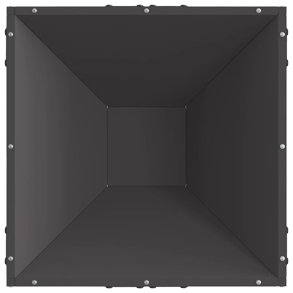 vidaXL Σόμπα φωτιάς Τετράγωνη Μαύρη 50x50x35 εκ Ατσάλι