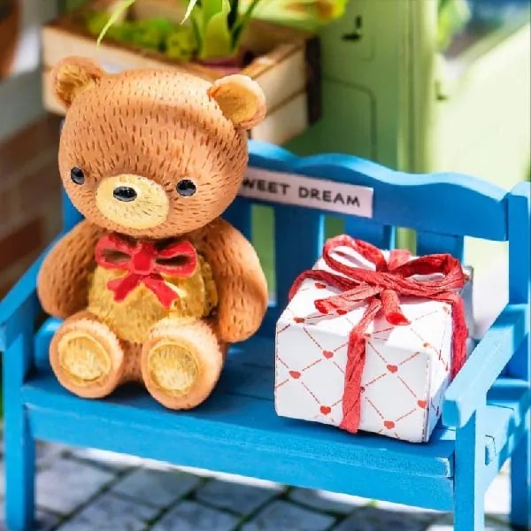 Ξύλινο κουκλόσπιτο Robotime Rolife Spring Encounter Flowers DIY